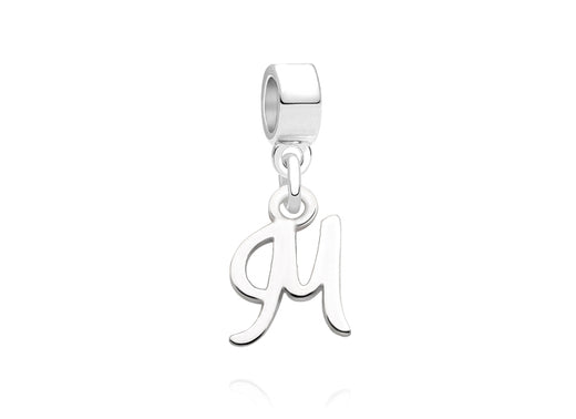Cursive Initial, Sterling Silver Letter (26 Chracters Available) – Children’s Adoré™ Dangle Charm