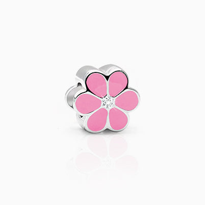 Straight “A” Student, Sterling Silver and Pink Enamel Backpack – Children’s Adoré™ Charm