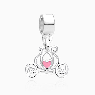 Sending My Love, Sterling Silver Heart Letter, Double Sided with Enamel – Children’s Adoré™ Dangle Charm