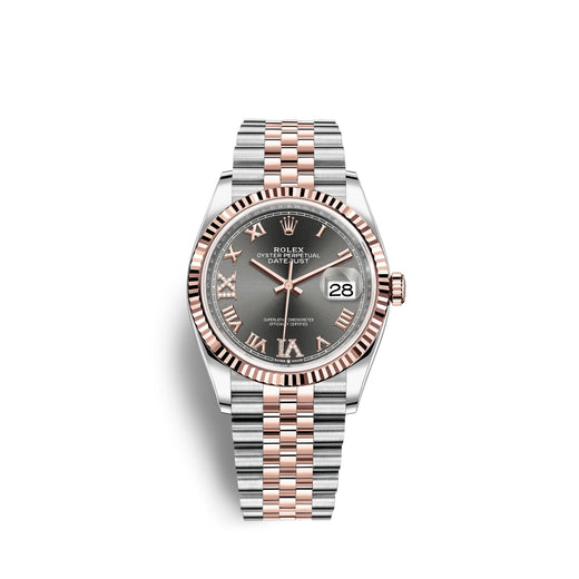 Datejust 36, 18k Everose Gold and Stainless Steel, 36mm, Ref# 126231-0023
