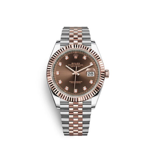 Datejust 41, 18k Everose Gold and Stainless Steel, 41mm, Ref# 126331-0004