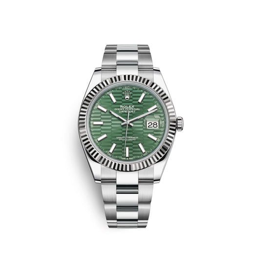 Datejust 41mm, Oystersteel and 18k White Gold, Ref# 126334-0029