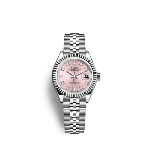 Lady-Datejust 28, Oystersteel and 18k White Gold, Ref# 279174-0003
