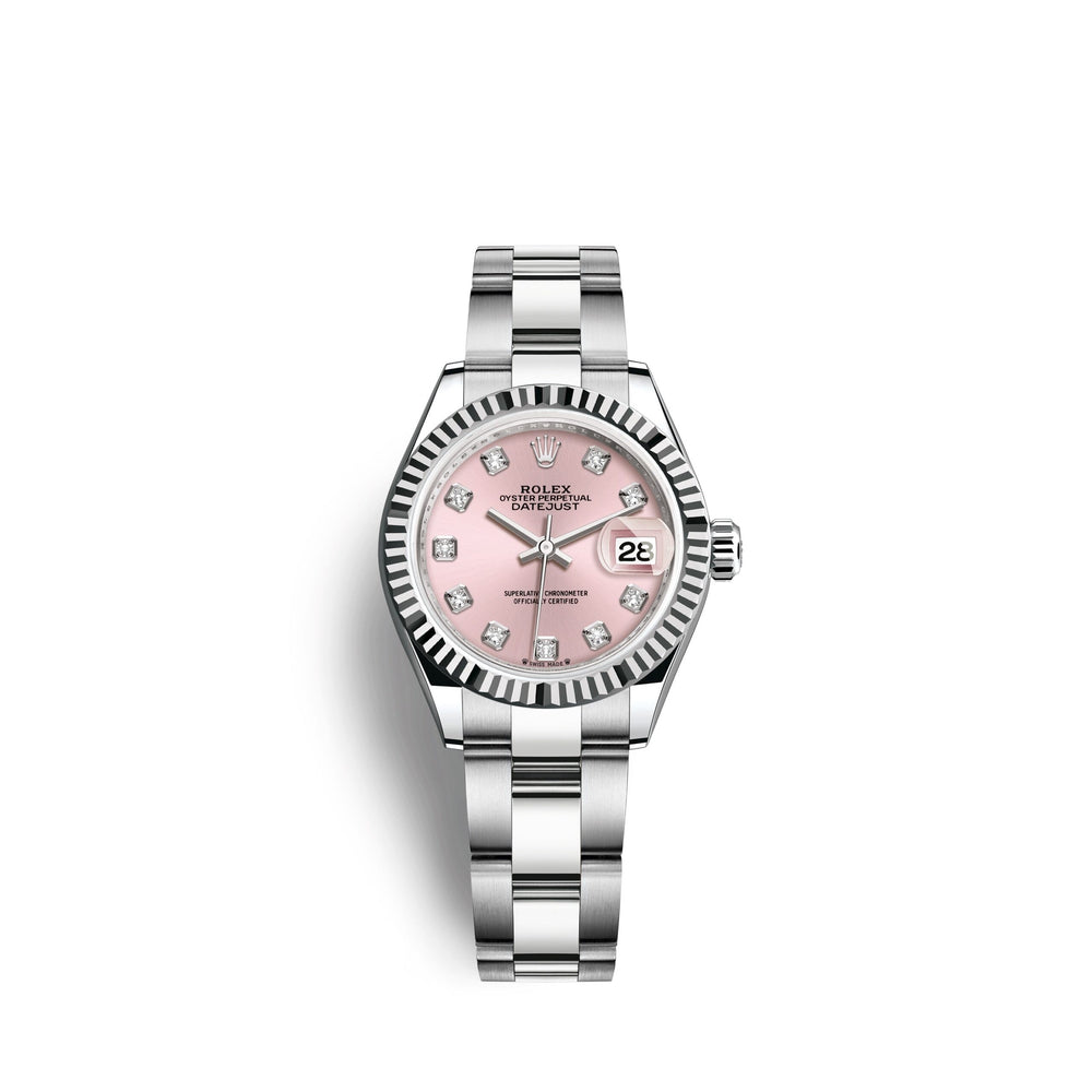 Lady-Datejust 28, Oystersteel and 18k White Gold, Ref# 279174-0004