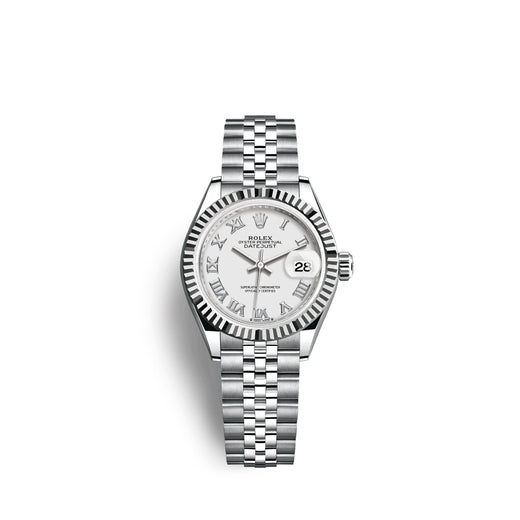 Lady-Datejust 28, Oystersteel and 18k White Gold, Ref# 279174-0019