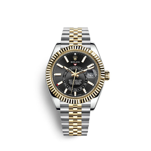 Sky-Dweller 42mm, Oystersteel and 18k Yellow Gold, Ref# 326933-0005