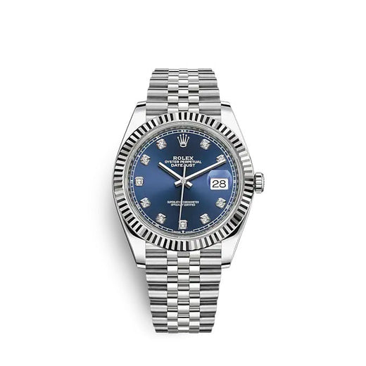 Datejust 41 Oystersteel and white gold Ref# 126334-0016