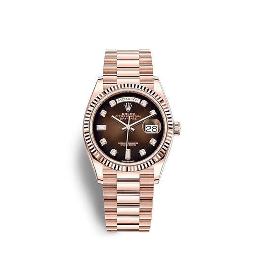Day-Date 36 Everose gold Ref# 128235-0037