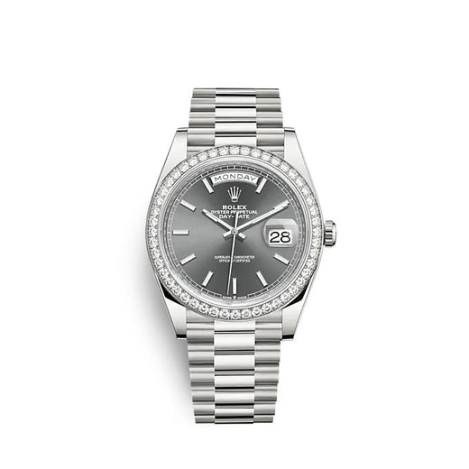 Day-Date 40 White gold Ref# 228349RBR-0041