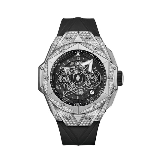 Big Bang SANG BLEU II TITANIUM PAVÉ Ref# 418.NX.1107.RX.1604.MXM20